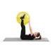 Фитбол  Hop-Sport 55cm HS-R055YB yellow + насос - фото №7